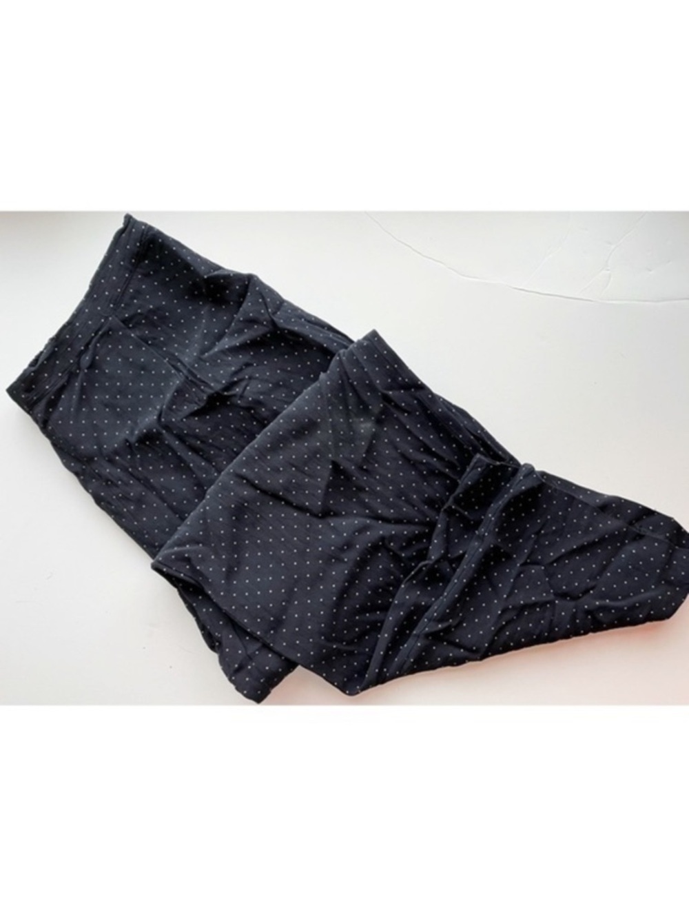 Talbots • Vintage Navy Polka Dot Loose Pants